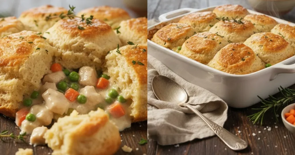 Short on time? This chicken and biscuits recipe includes a skillet version using store-bought dough for a quick fix. Discover the weeknight hack.