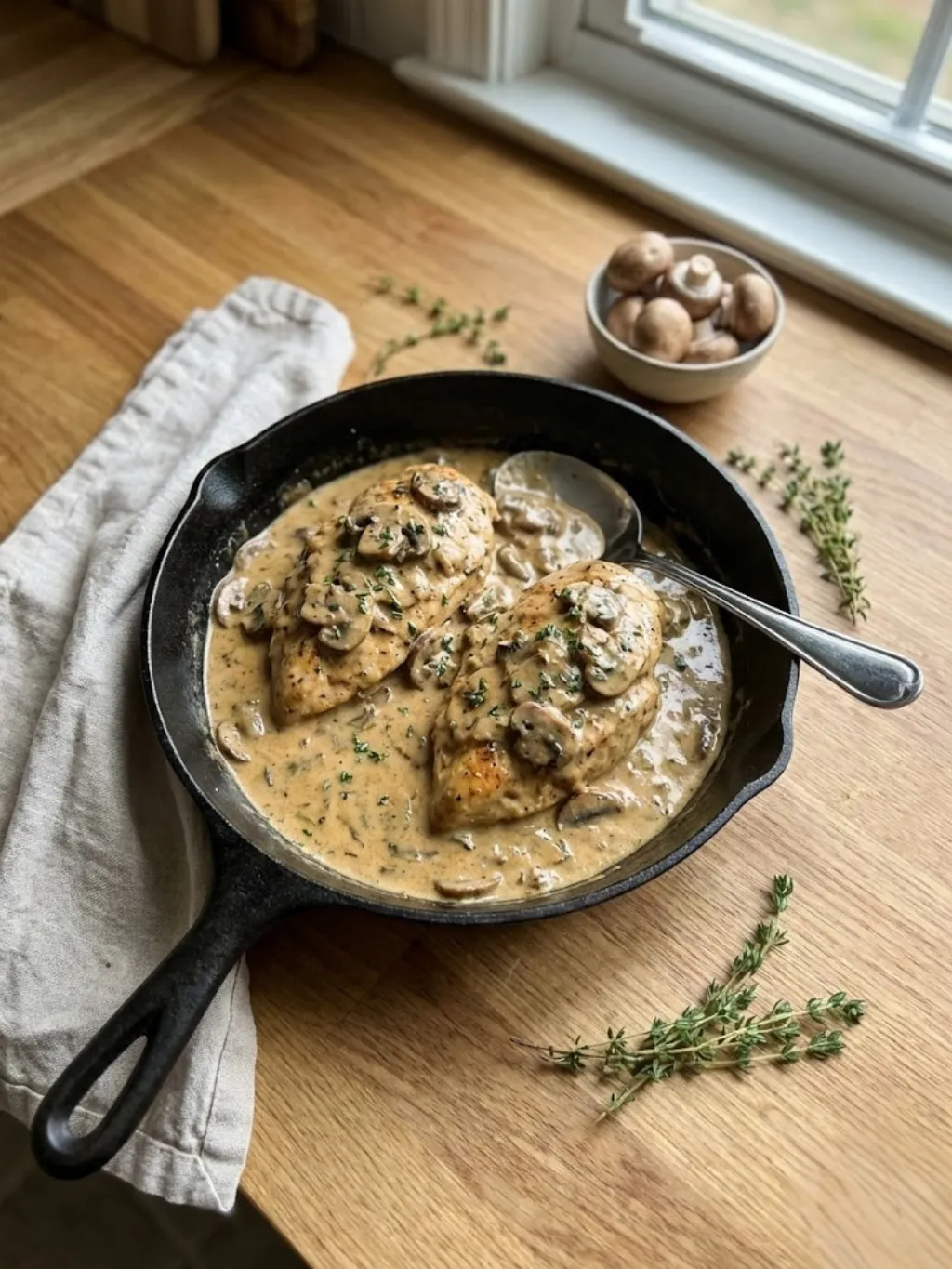 How to Get Crispy Skin Skillet Chicken Recipe