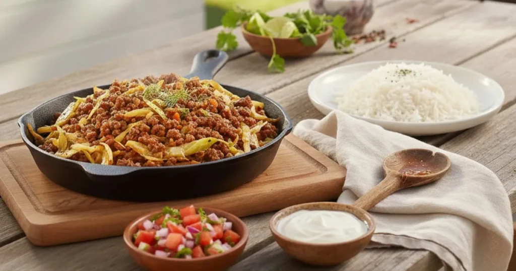 Love egg rolls? One of our top beef mince and cabbage recipes is a deconstructed egg roll in a bowl that tastes amazing. Learn how to make it fast.