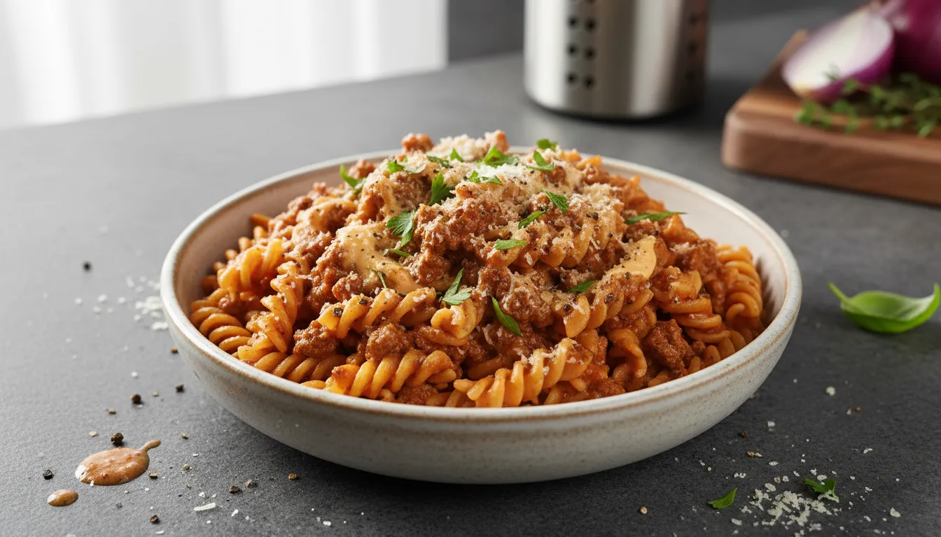 One pot? Many of these beef pasta recipes cook the noodles right in the sauce for easier cleanup and better flavor. Discover the method.
