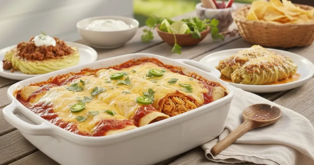 Love cheese? This is the best of our mexican chicken recipes for bubbling, saucy enchiladas that feed a crowd. Learn the rolling technique for perfect texture.