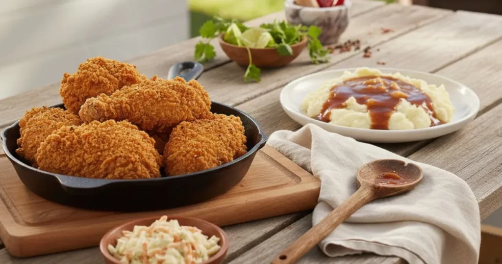 Craving the Colonel? This recipe for KFC original fried chicken reveals the closest match to the secret 11 herbs and spices. Try this iconic taste.