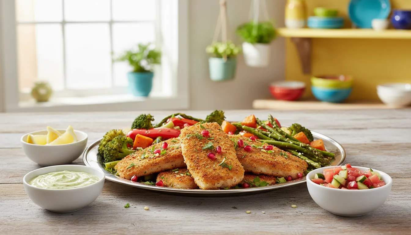 Golden air fryer salmon with lemon, part of the 10 best healthy fish recipes for air fryer dinner collection.